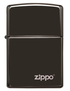 ENCENDEDOR ZIPPO EBONY CON LOGO
